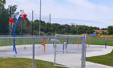 Splash pad in Port Hope